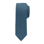 Dusty Teal Slim Self Tie  image number 1