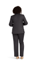 Women's Charcoal Stretch Suit Separates  image number 4