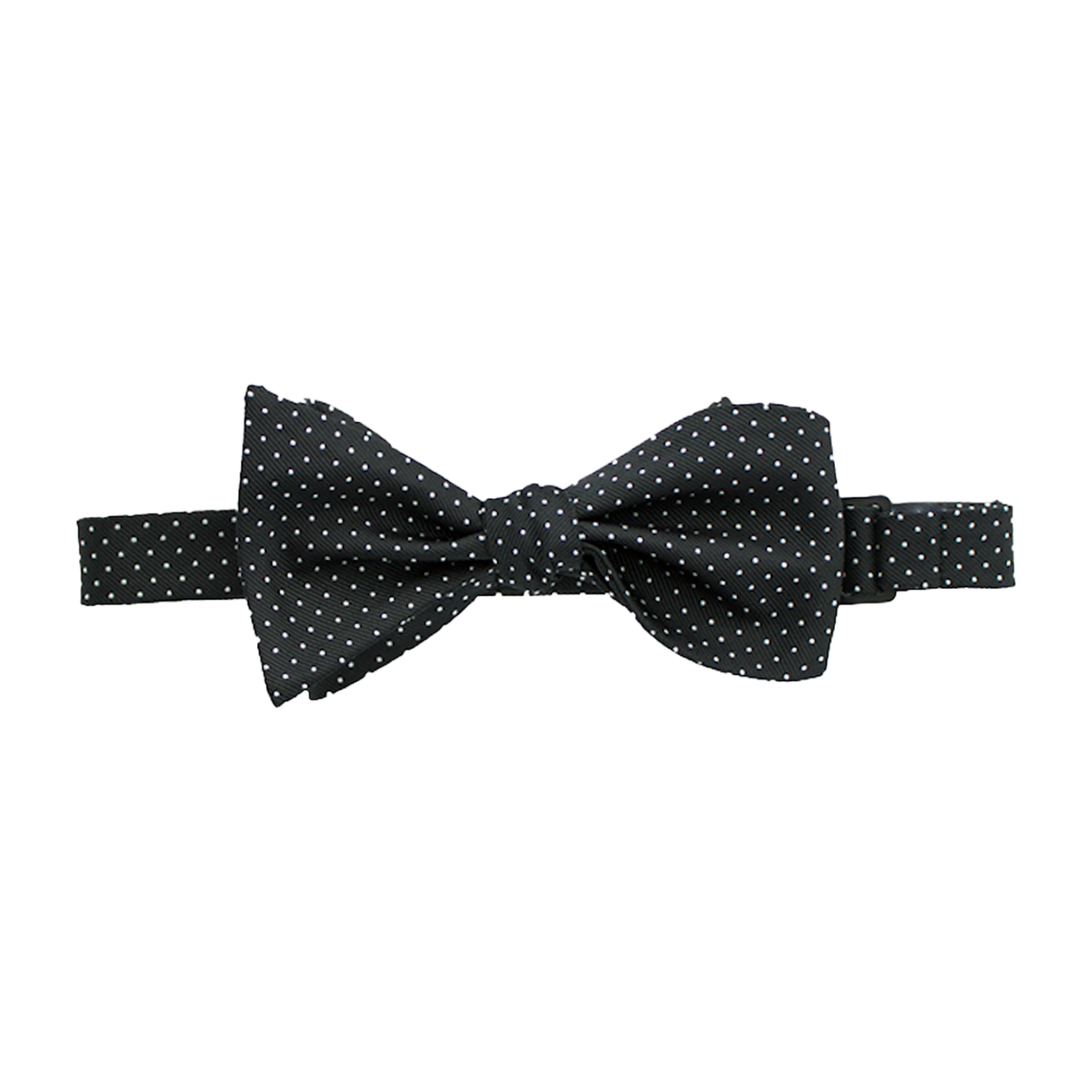 Black with White Dot Bow Tie image number 1