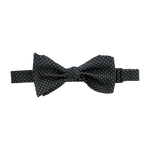 Black with White Dot Bow Tie image number 1