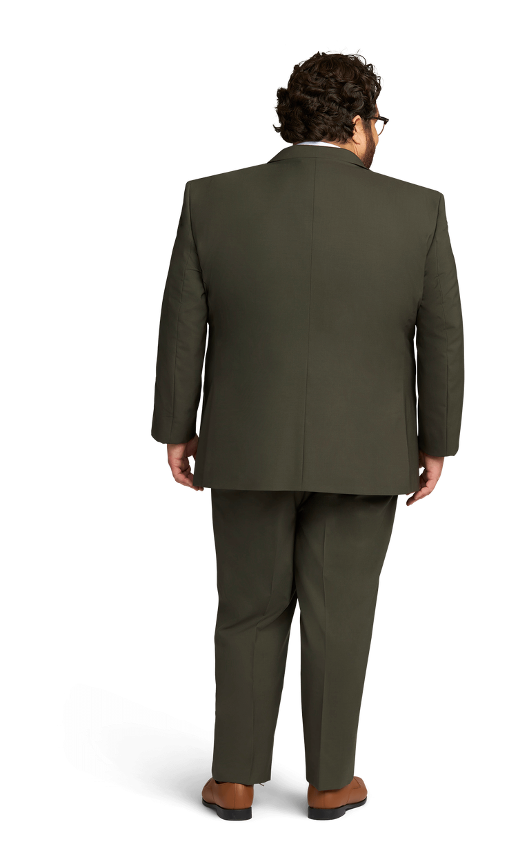 Olive Green Prado Suit image number 8