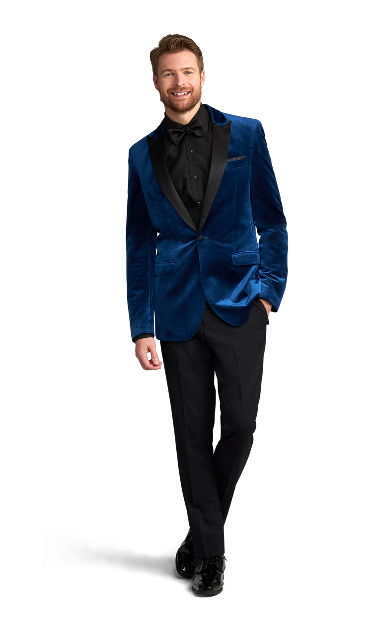 Royal Navy Velvet Manhattan Tuxedo  image number 1
