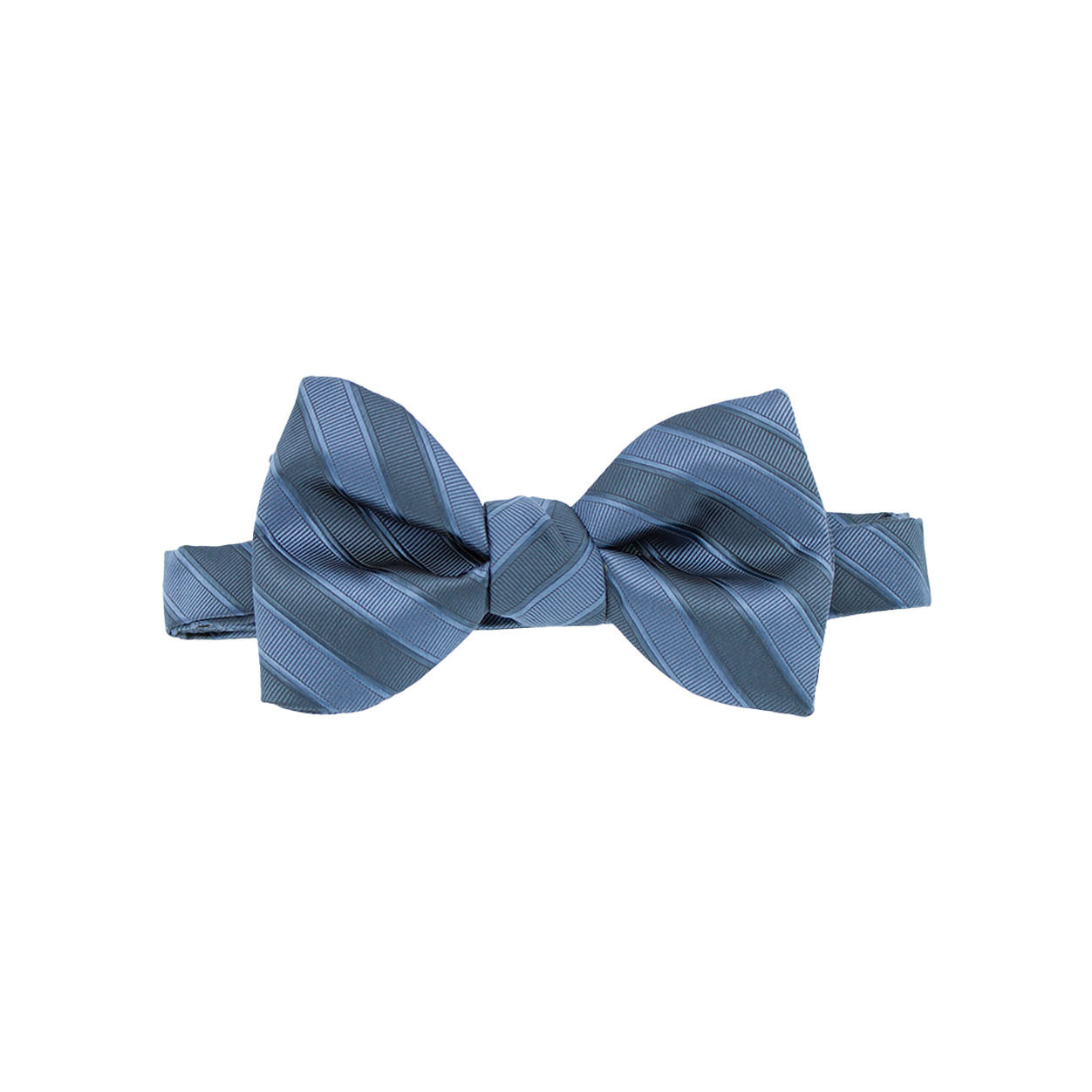 Slate Blue Striped Bow Tie image number 1