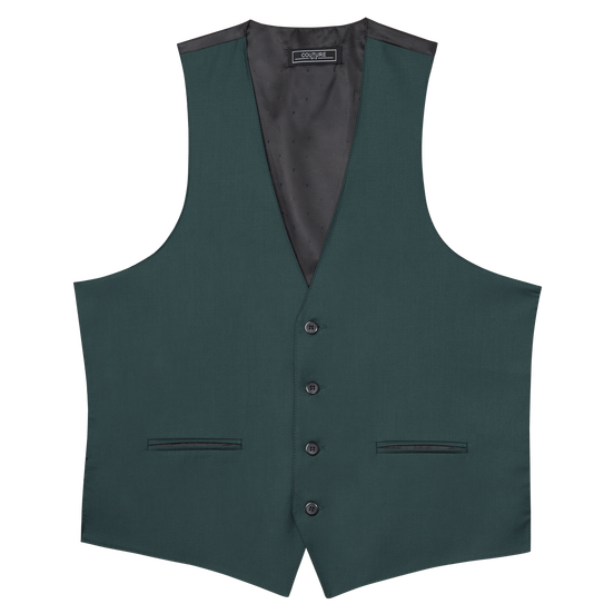 Green Stretch Suit Separates Vest