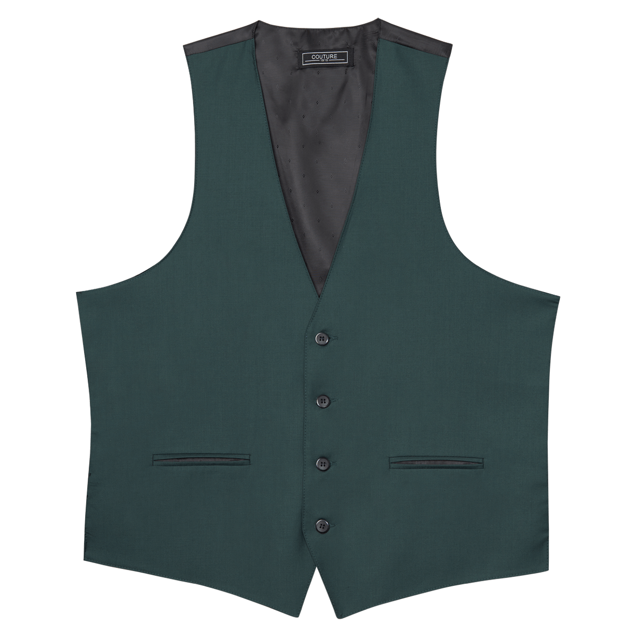 Green Stretch Suit Separates Vest image number null