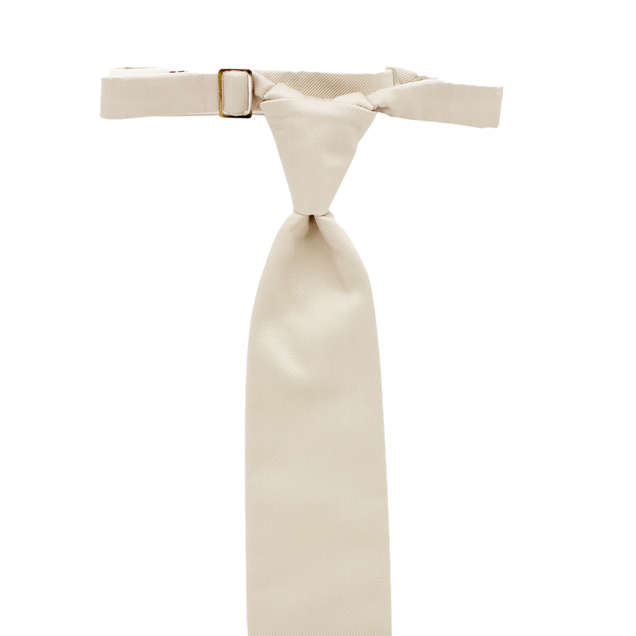 Ivory Long Tie image number 1