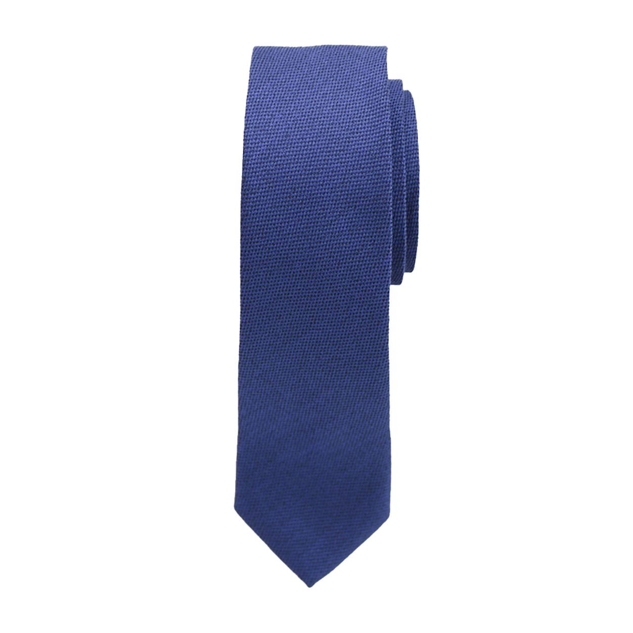 Royal Blue Matte Long Tie image number 1