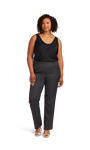 Women's Charcoal Stretch Suit Separates Pants  image number 3