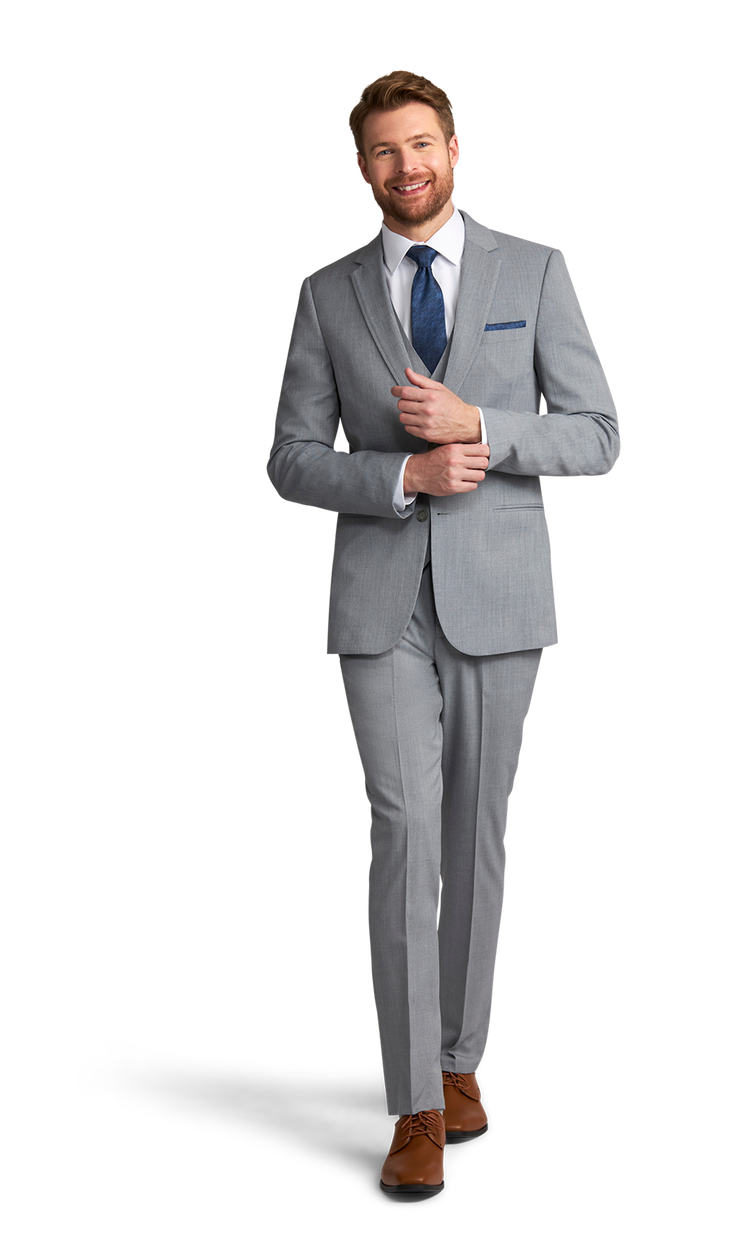 Heather Grey Performance Suit image number 1