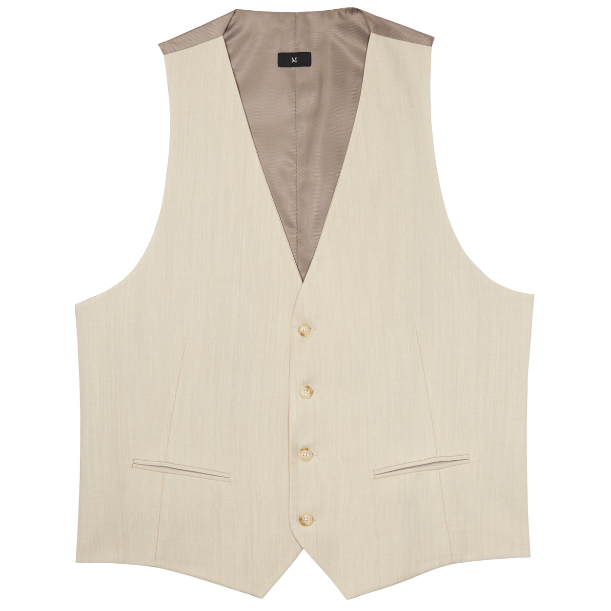 Tan Wool Vest image number 1